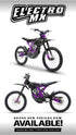 SURRON “O.G. PURPLE/BLACK” DECAL KIT