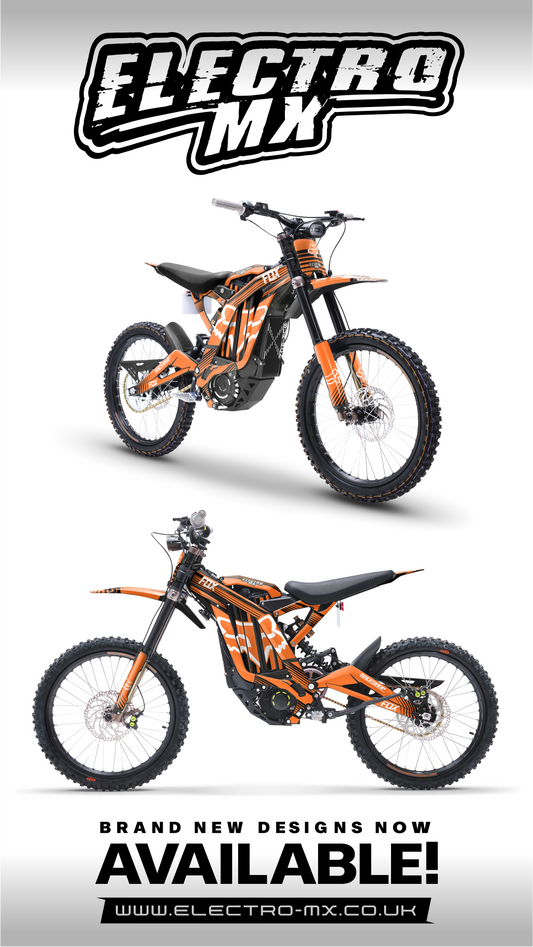 SURRON “STRIPE FOX ORANGE” DECAL KIT