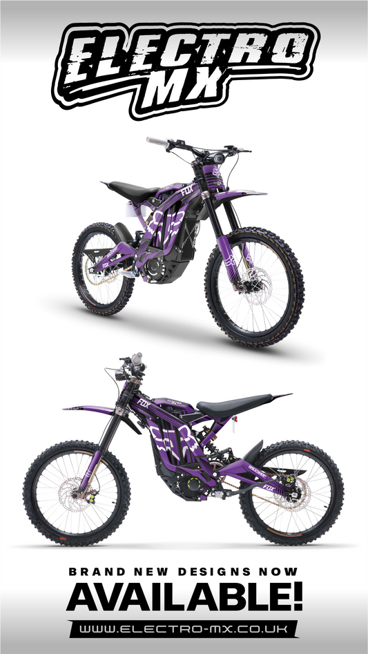 SURRON “STRIPE FOX PURPLE” DECAL KIT