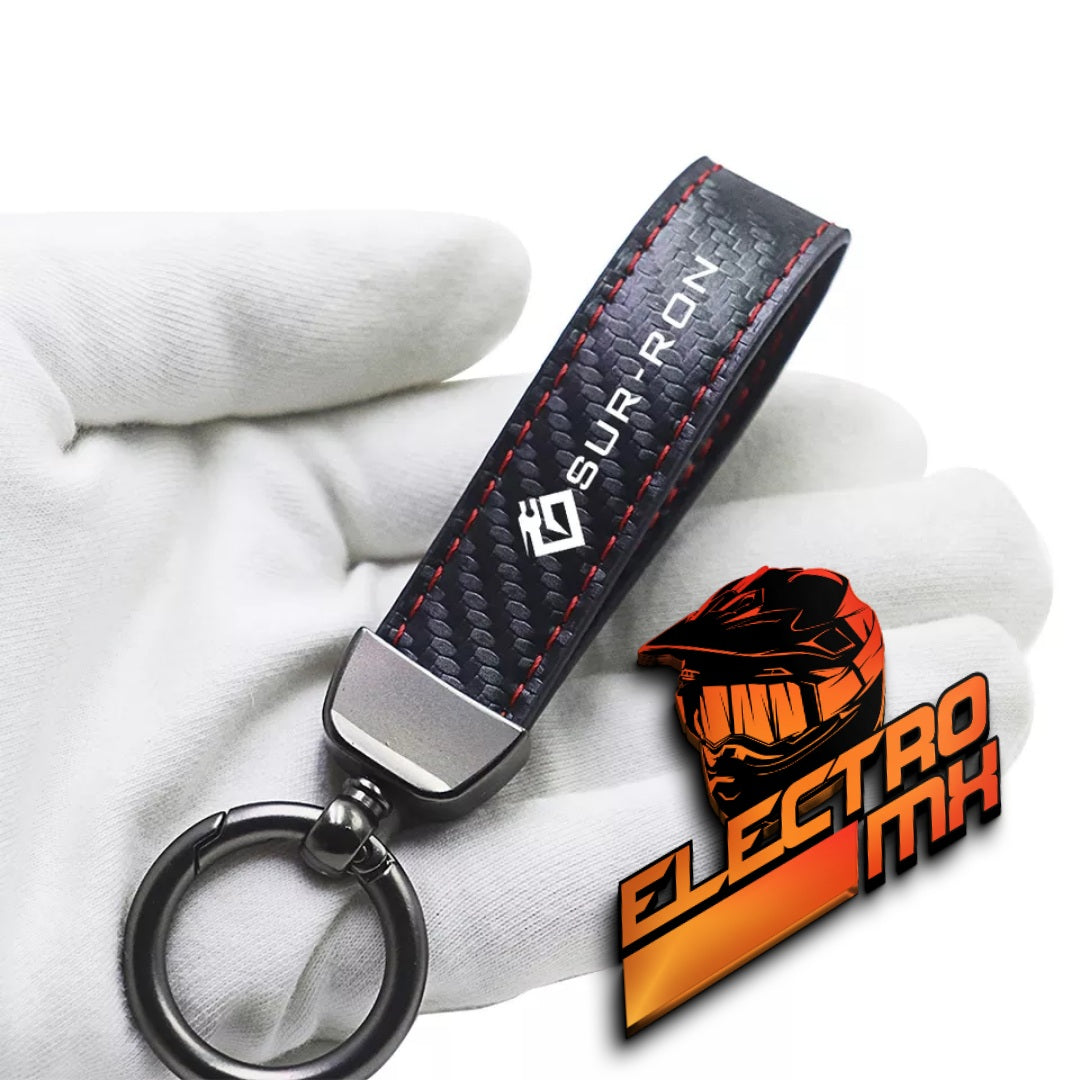 Sur Ron Carbon Effect Keyring