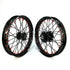 Surron 14" SM Pro Wheel Set Black Hubs / Black Spokes / Orange Nipples