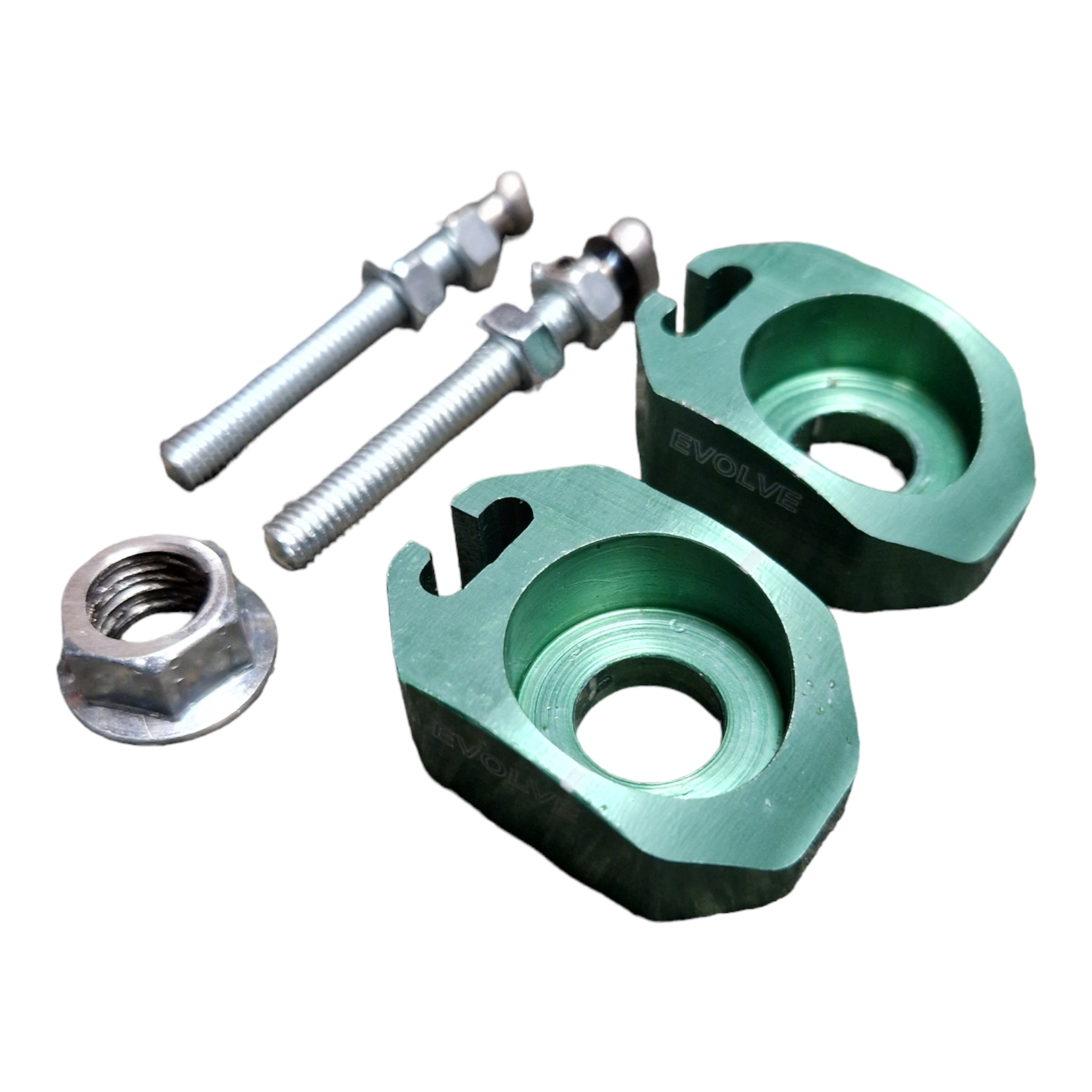 Evolve Axle Blocks & Tension Bolts